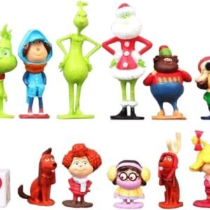 The Grinch Who Stole Christmas Playset with Character Figures and Accessories