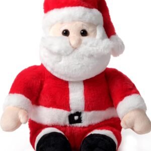 Bearington Santa Claus Kringle Plush, Santa Doll, 16 in Stuffed Animal, Ideal Toy Gift for Toddlers, Kids & Teens, for Ages