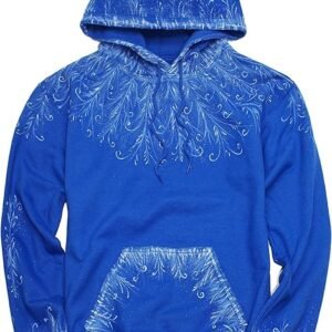 Hand-painted Jack Frost Cosplay Costume Unisex Outfit Hoodie for Kids and Adults