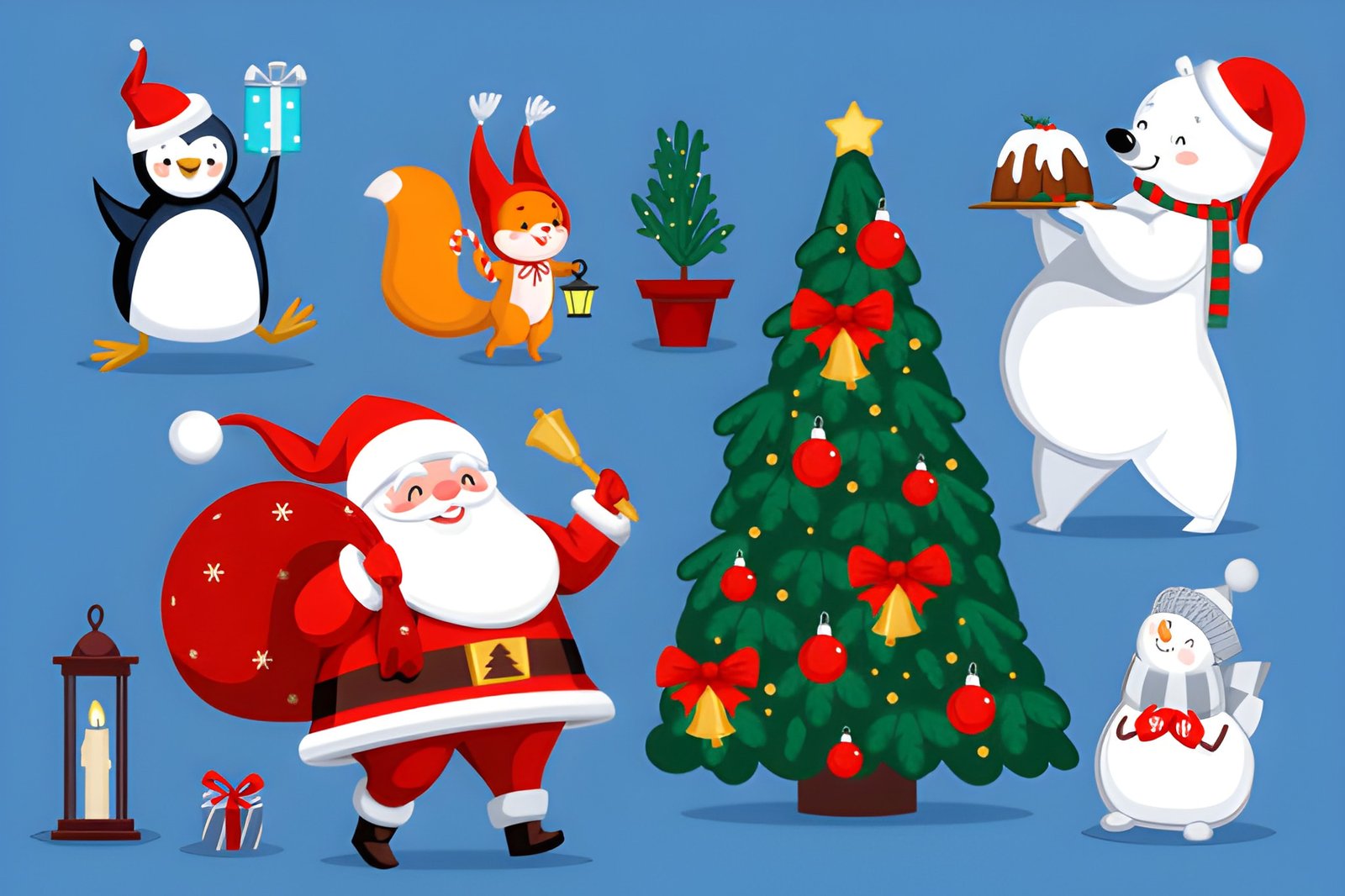 Animated Christmas Characters